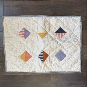 Crate and Kids quilted sham for standard pillow